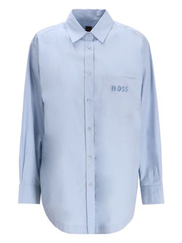 BOSS chemise à logo - Bleu - BOSS - Modalova