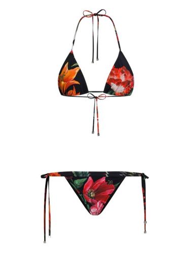 Bikini à fleurs - Dolce & Gabbana - Modalova