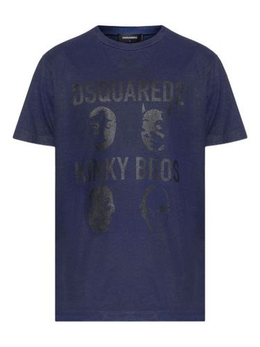 DSQUARED2 t-shirt en coton - Bleu - DSQUARED2 - Modalova