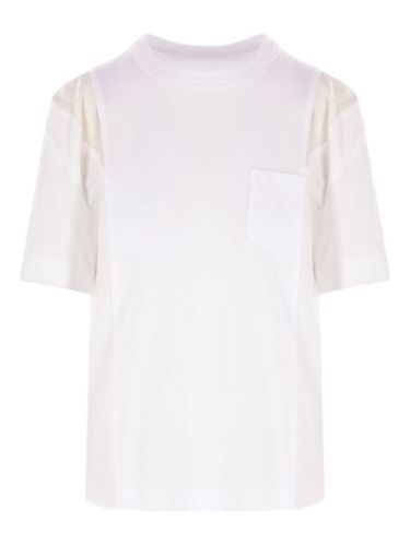 T-shirt à empiècements - sacai - Modalova