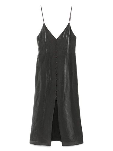 Robe mi-longue à col v - Alysi - Modalova