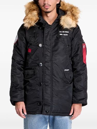 Veste bomber à patch logo - Alpha Industries - Modalova