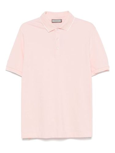 Canali polo en piqué - Rose - Canali - Modalova
