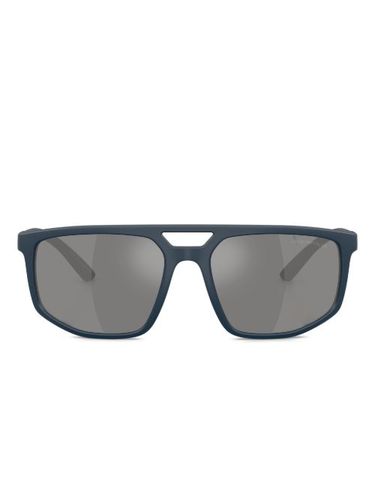 Lunettes de soleil à monture oversize - Emporio Armani - Modalova