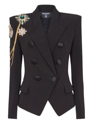 Blazer à boutonnière croisée - Balmain - Modalova