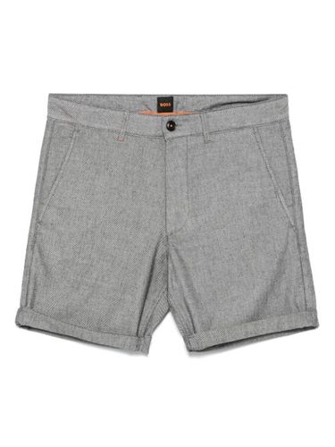 Short chino à effet chiné - BOSS - Modalova