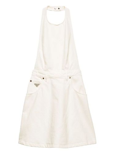 Robe en jean à coupe courte - Prada - Modalova