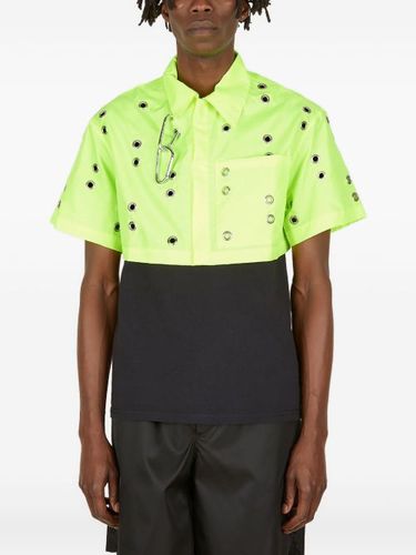 Chemise en popeline à détails d’œillets - STUDIO ALCH - Modalova