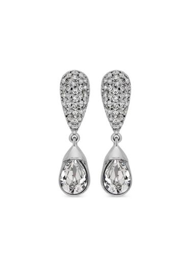 Boucles d'oreilles serties de cristaux - Oscar de la Renta - Modalova