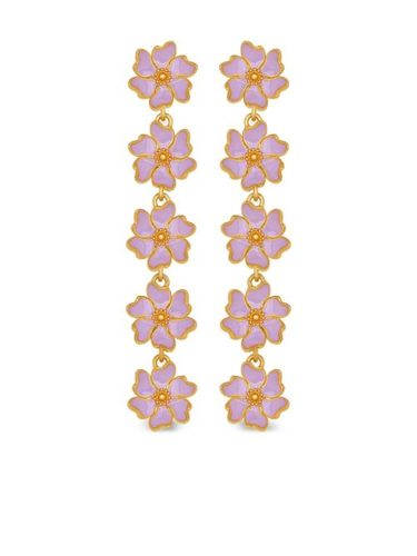 Boucles d'oreilles pendantes Cherry Blossom - Oscar de la Renta - Modalova