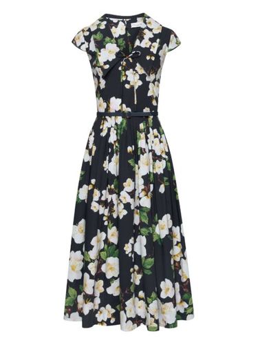 Robe en popeline imprimée - Oscar de la Renta - Modalova