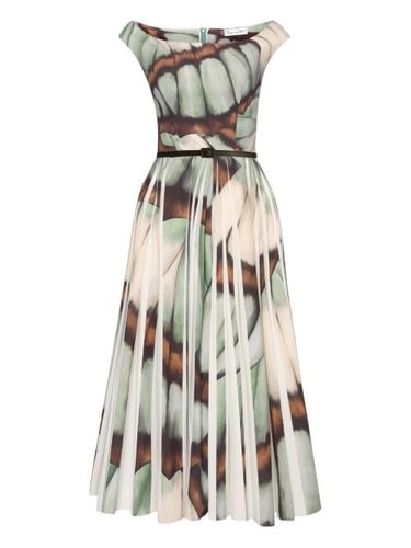 Robe en popeline imprimée - Oscar de la Renta - Modalova