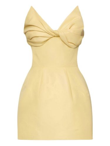 Robe en faille à détail de nœud - Oscar de la Renta - Modalova