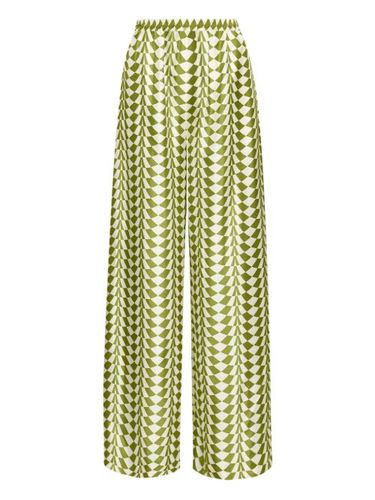 Pantalon Geo en soie - Oscar de la Renta - Modalova