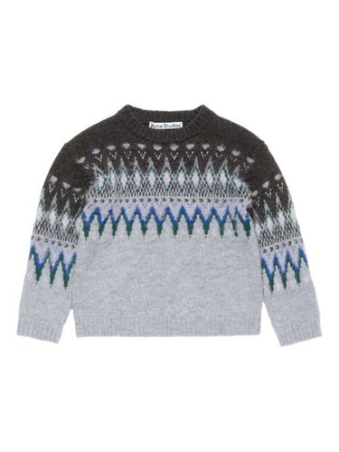 Pull en laine à motif fair isle - Acne Studios - Modalova