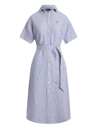 Robe en lin à manches courtes - Polo Ralph Lauren - Modalova