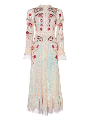 Robe mi-longue à ornements de sequins - Temperley London - Modalova