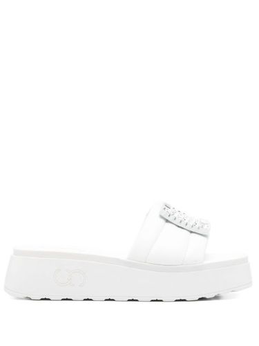 Sandales à ornements en cristal 40 mm - Casadei - Modalova