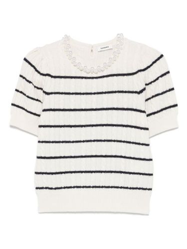 T-shirt à rayures - SANDRO - Modalova