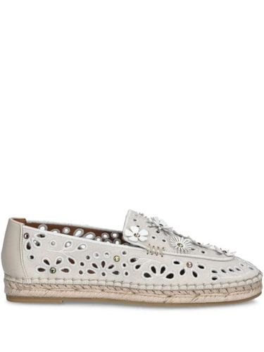Espadrilles à fleurs brodées - Kurt Geiger London - Modalova
