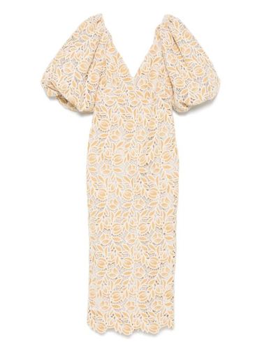 Robe mi-longue en guipure - LUISA SPAGNOLI - Modalova