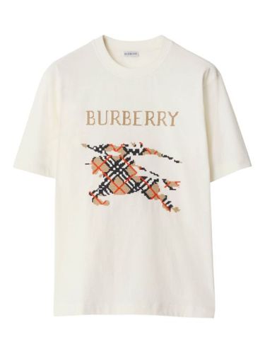 T-shirt à coutures en point de croix - Burberry - Modalova