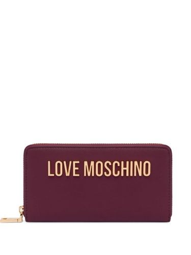 Portefeuille à plaque logo - Love Moschino - Modalova