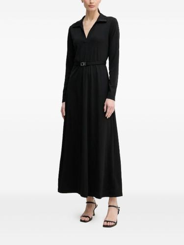 Robe ceinturée à manches longues - DKNY - Modalova