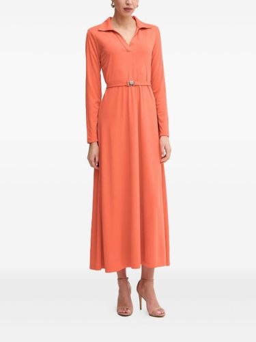 Robe ceinturée à manches longues - DKNY - Modalova