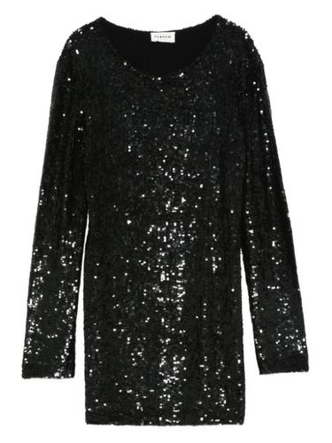 P.A.R.O.S.H. robe à sequins - Noir - P.A.R.O.S.H. - Modalova