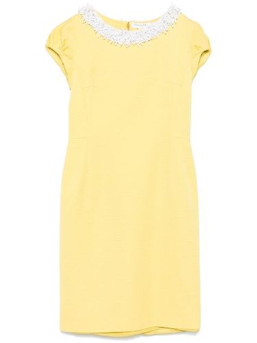 Robe mi-longue à ornements de perles (2009) - Christian Dior Pre-Owned - Modalova