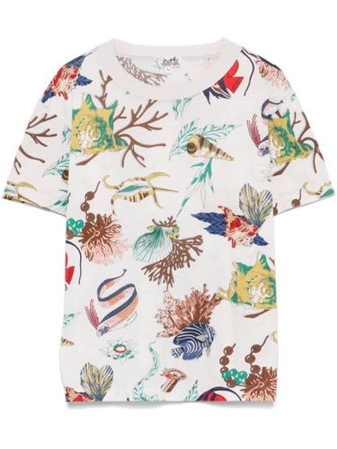 T-shirt à imprimé graphique - Hermès Pre-Owned - Modalova