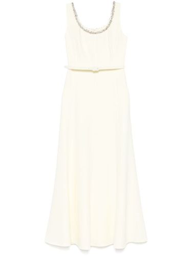 Robe longue en cady à ornements - Roland Mouret - Modalova