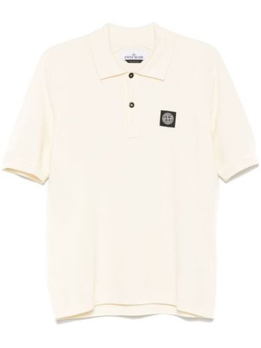 Polo à patch logo - Stone Island - Modalova