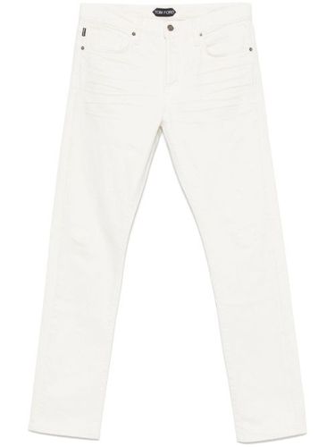 TOM FORD jean à effet usé - Blanc - TOM FORD - Modalova