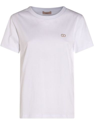 T-shirt à plaque logo - TWINSET - Modalova