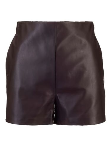 Short en cuir à taille haute - Valentino Garavani - Modalova