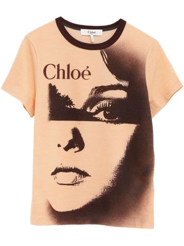 T-shirt à imprimé graphique - Chloé - Modalova