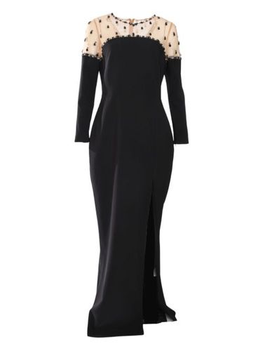 Robe longue en crêpe - Marchesa Notte - Modalova