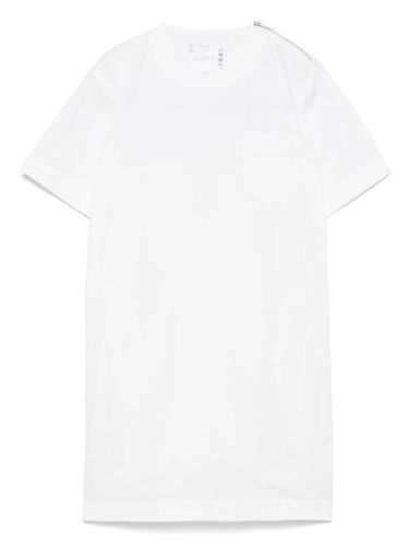 Robe courte en popeline - sacai - Modalova