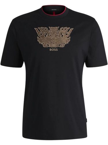 BOSS t-shirt à logo brodé - Noir - BOSS - Modalova
