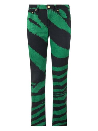 Jean skinny à imprimé zèbre - Roberto Cavalli - Modalova