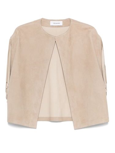 Veste courte à bords frangés - Yves Salomon - Modalova