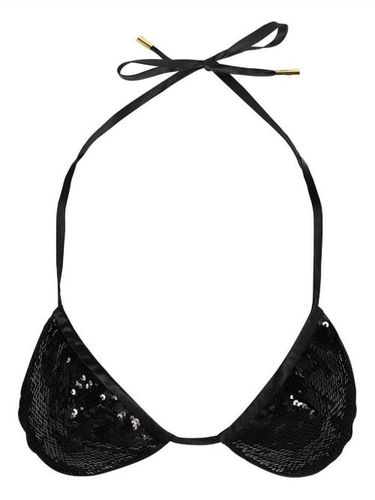 Haut de bikini à bonnets triangles brodé de sequins - TOM FORD - Modalova