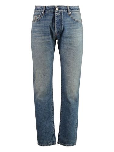 Jean à coutures apparentes - Moorer - Modalova