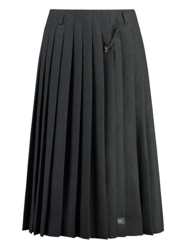 Jupe mi-longue à design plissé - Prada - Modalova