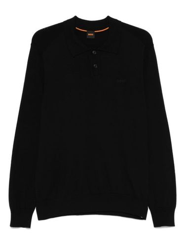 BOSS polo à manches longues - Noir - BOSS - Modalova