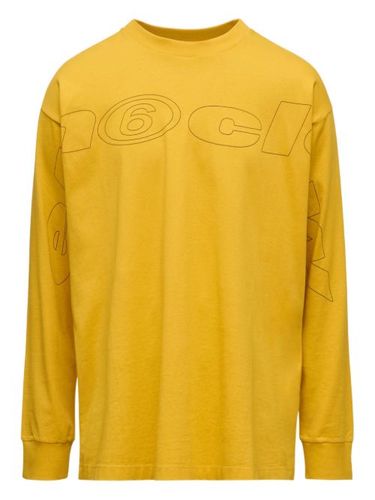 T-shirt imprimé à manches longues - MM6 Maison Margiela - Modalova