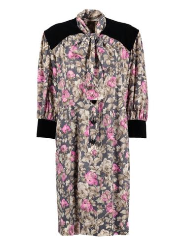 Robe à fleurs imprimées - Saint Laurent Pre-Owned - Modalova