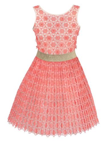 Robe courte à fleurs brodées - Manoush - Modalova